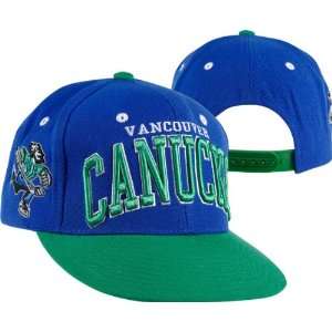   Canucks Royal/Green Super Star Snapback Hat