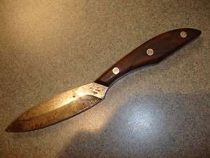   Vtg Antique Collectible Russell Fixed Blade Belt Knife Made In Canada