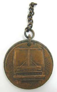 HUNGARIAN BUS MANUFACTURER IKARUS OLD KEYCHAIN PART x  
