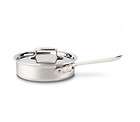 all clad d5 brushed stainless 2 qt saute pan w