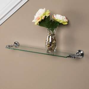  Vintage Collection Tempered Glass Shelf   Chrome