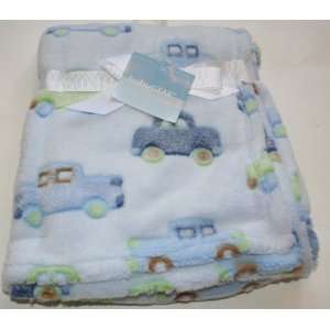  Cutie Pie Baby Blanket Green and Blue Cars Baby