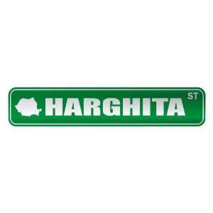   HARGHITA ST  STREET SIGN CITY ROMANIA