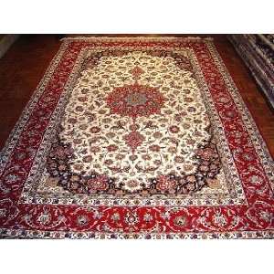  6x10 Hand Knotted Isfahan Persian Rug   67x100