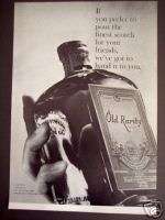 1966 OLD RARITY finest SCOTCH Whisky vintage print ad  
