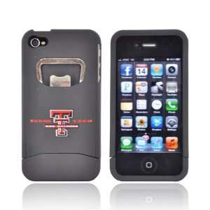  For Apple iPhone 4S 4 Texas Tech Red Raiders Black Hard 