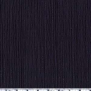  58 Wide Designer Suiting Metro Navy/Silver Fabric By The 