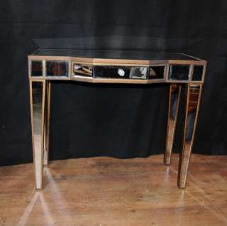 Art Deco Mirror Console Table Mirrored Hall Tables Furniture  