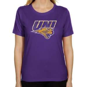  Northern Iowa Panthers Ladies Distressed Primary Classic 