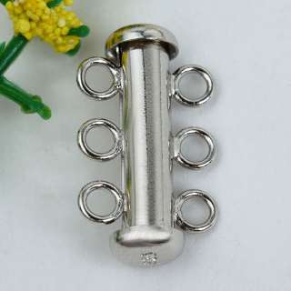 Strand 925 STERLING SILVER SLIDE CLASP FINDING 2PCS  