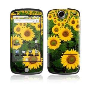  Sun Flowers Decorative Skin Cover Decal Sticker for HTC Google 