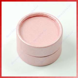 Pcs Small Round Jewellery Gift Package Ring Hard Boxes Case Pink 