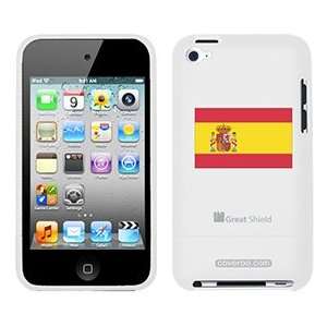  Spain Flag on iPod Touch 4g Greatshield Case Electronics
