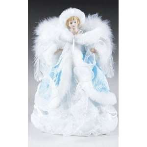 Deluxe Blue Cone Angel Christmas Table Top Decoration #385489  