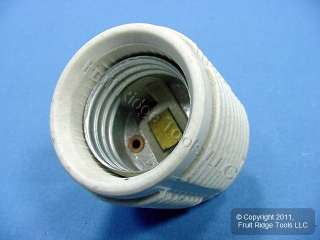 Leviton Threaded Porcelain Lamp Holder Light Socket 660W 250V 20070 
