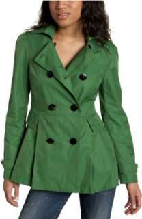  Miss Sixty Womens Short Double Breasted Pleated Pea Coat 