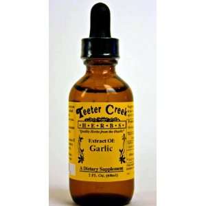  Teeter Creek Garlic Tincture (1 oz.) Health & Personal 