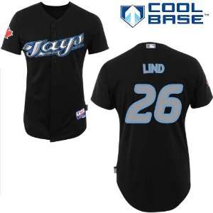 Adam Lind Toronto Blue Jays Authentic Alternate Cool Base Jersey By 