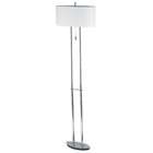 Dainolite DM2222F PC Floor Lamp with Oval Linen Shade