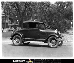 1928 Ford Model A Business Coupe Factory Photo  