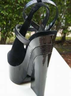 BEBE SHOES sandals Edyn Suede & Exotic WedgeSandal 184495 black  