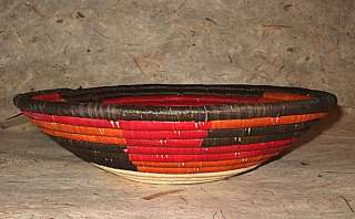 African Ugandan Coil Basket new Fair Trade buc7  