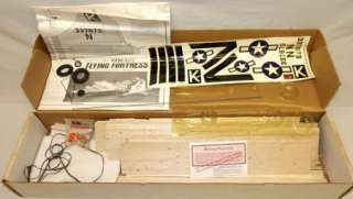   Sterling Boeing B17 G Flying Fortress Balsa Wood Model Airplane Kit