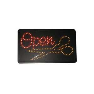  PI Manufacturing Hair Salon LED Open Sign (22x13x1.6 inch 