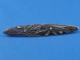   Signed UNGER BROTHERS STERLING Silver ART NOUVEAU Pin/Brooch  