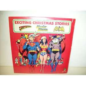 Superman Wonder Woman Batman 1980s Childrens LP Record