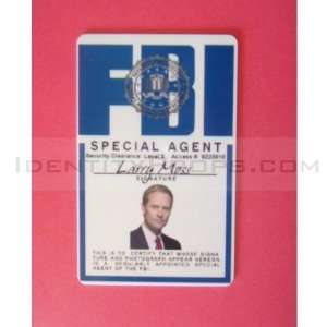  FBI ID Card Special Agent Larry Moss Access Visitor ID 
