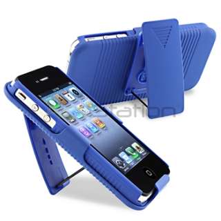 Blue Swivel Holster Belt Clip Case Cover W/ Stand+PRIVACY Guard for 