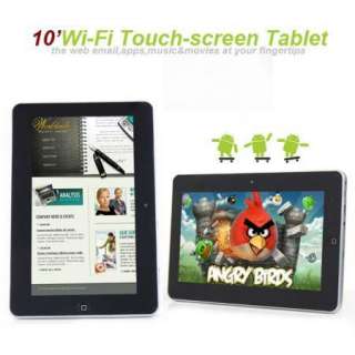 512MB 4GB 10.2 Touch Android 2.2 Tablet PC WiFi 3G NEW  