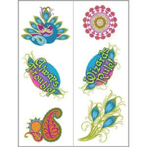 WIZARDS OF WAVERLY Temp TATTOOS Birthday Party Favors  