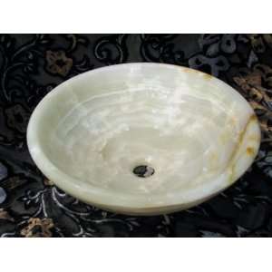   White Onyx Bathroom Sink Vessel Style or Undermount Super Low Prices