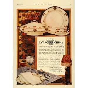 1913 Ad Onondaga Pottery Syracuse China Canterbury   Original Print Ad
