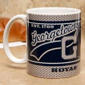  Georgetown Hoyas NCAA 11oz. White Vault Mug (Single Mug 