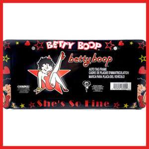 Betty Boop License Plate Frame /Auto Car Accesories  