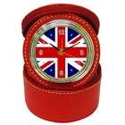 Carsons Collectibles Jewelry Case Clock Red of British English Flag