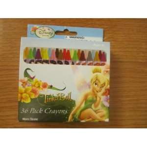   Disney Fairies Tinker Bell 36 Pack Crayons Non toxic