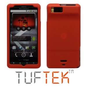  TUF TEK Dark Red Hard Soft Touch Rubberized Plastic Skin 