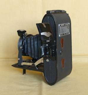   Voigtlander German folding 6x9 120 film camera CLA Voigtar 4.5 Compur