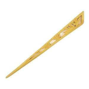   Crystalmood Handmade Boxwood Carved Hair Stick Bamboo 7 Inches Beauty