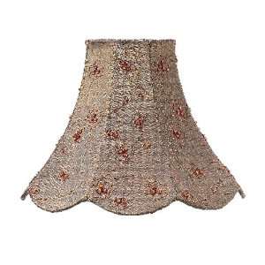  Taupe Sequin Embroidery Medium Lamp Shade