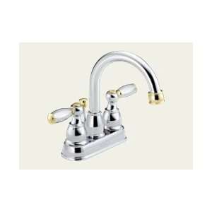 Delta Faucet P99685PB Peerless 2 Handle High Arc Lavatory Faucet w/Pop 