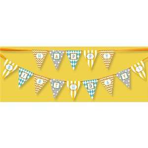  Classic Carnival Birthday Partyware (Pink + Green) Banner 