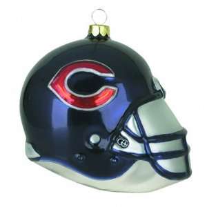    Chicago Bears 4 Team Glass Helmet Ornament