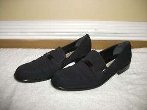 LADIES COACH LOAFERS BLACK SIZE 9 AA, NARROW  