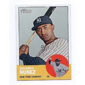   Topps Heritage #420 Eduardo Nunez New York Yankees