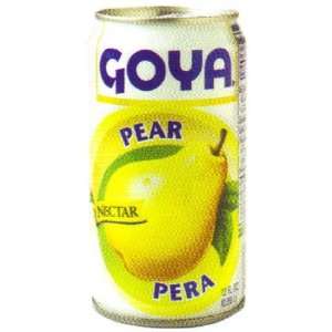 Goya Pear Nectar 9.6 oz   Nectar De Pera Grocery & Gourmet Food